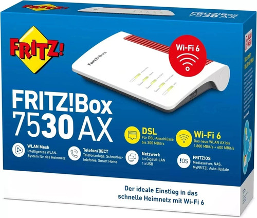 Avm fritzbox 7530 vdsl - ax, dsl