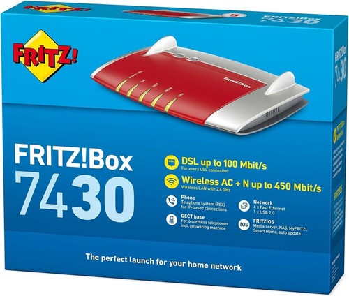 Avm fritzbox 7430 wlan - 7430, router