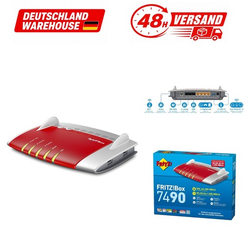 Avm fritz box - fritz!box, 7490